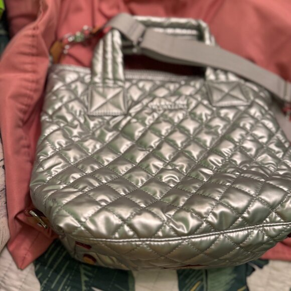 MZ Wallace Small Sutton Deluxe Matte Silver - Picture 2 of 5